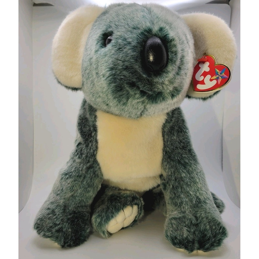 Ty Beanie Buddies Eucalyptus Koala Plush Large Stuffed Animal w Tag Vintage 1999